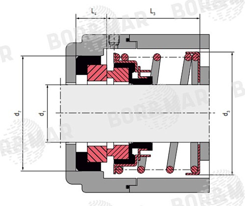 Торцевое уплотнение MSBT-PN в Новосибирске фото