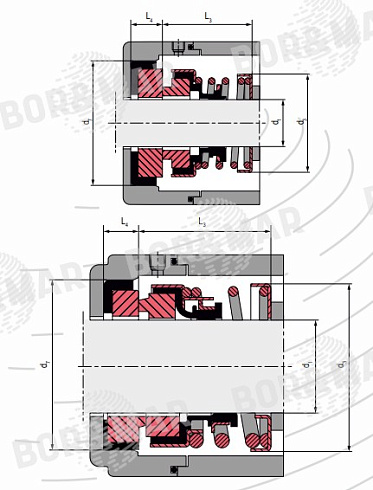 Торцевое уплотнение MS108 в Новосибирске фото