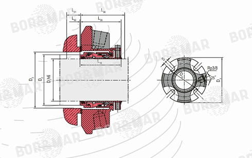 Торцевое уплотнение MS4620 в Новосибирске фото