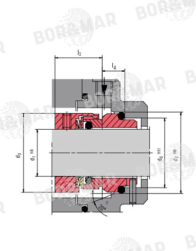 Торцевое уплотнение MSM7N в Новосибирске фото