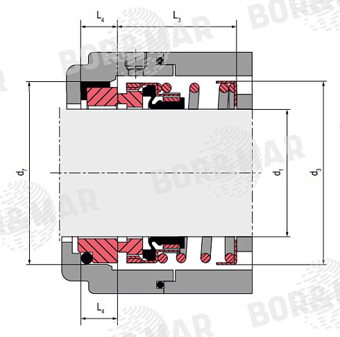 Торцевое уплотнение MSBIA в Новосибирске фото